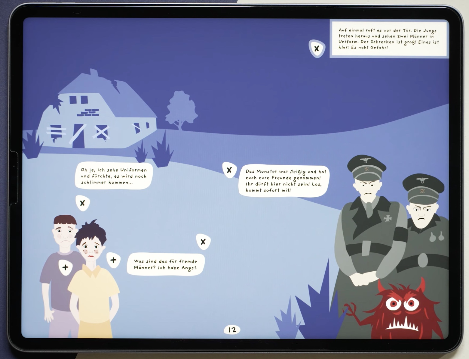 Screenshot aus dem Film zur Graphic Novel