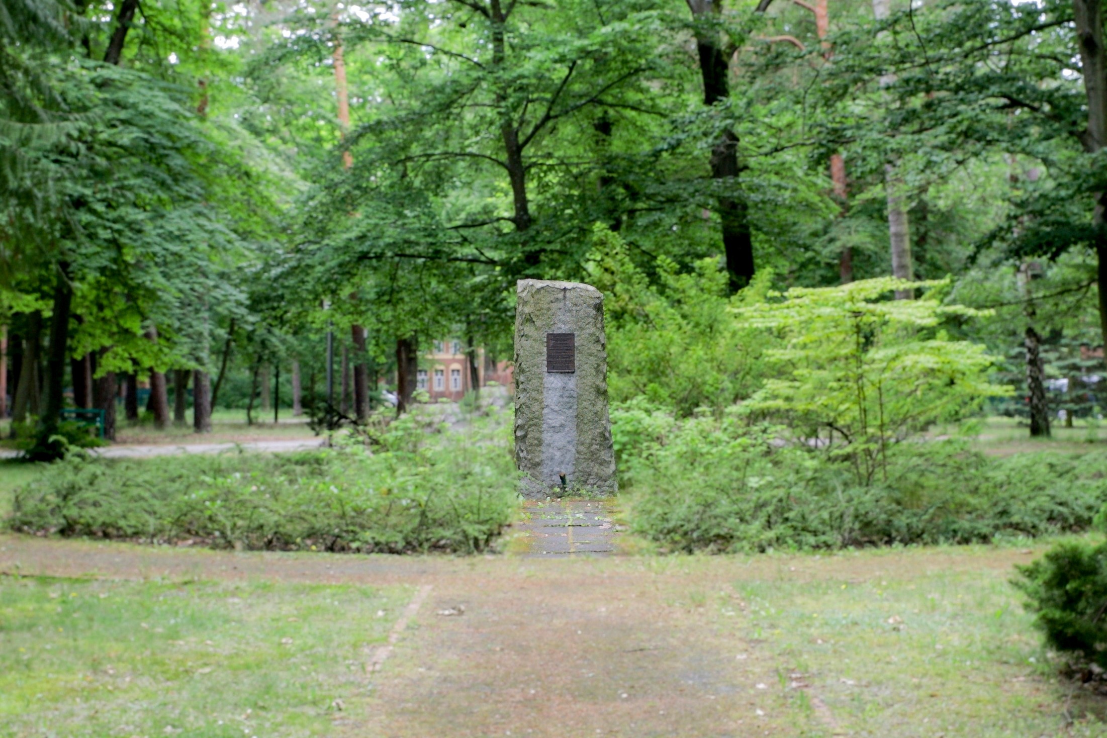 Gedenkstein für Opfer der T4-Euthanasie-Aktion (Asklepios-Fachklinikums Brandenburg)