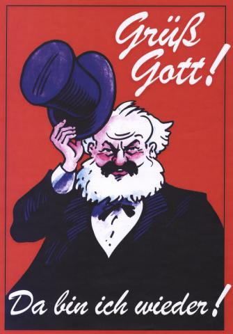 Karikaturen Karl Marx