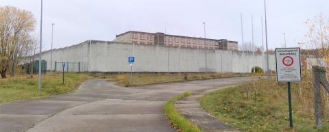 Blick auf die ehemalige Haftanstalt der Staatssicherheit in Neubrandenburg