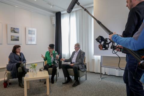 Ramona und Harald Sendlinger im Gespräch mit Dr. Constanze Jaiser