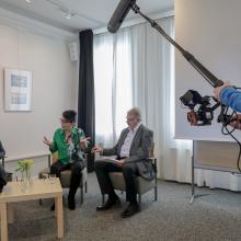 Ramona und Harald Sendlinger im Gespräch mit Dr. Constanze Jaiser