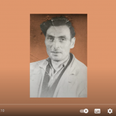 Weitin - Albert Lutz Porträt orange 